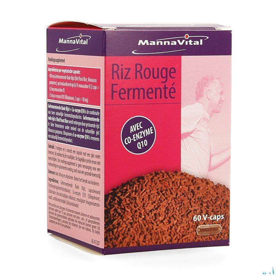 Mannavital Rode Rijst Gefermenteerd + co Enzyme Q10