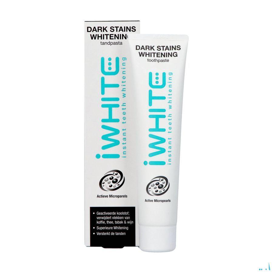 Iwhite Dark Stains Whitening Tandpasta Tube 75 ml
