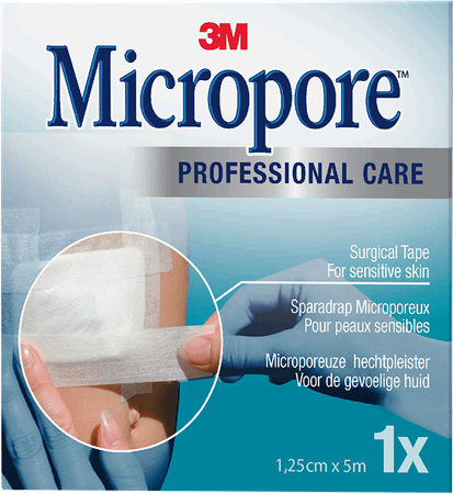 Micropore 3m Tape 1,25mmx5m Rouleau 1 1530p-0s  -  3M