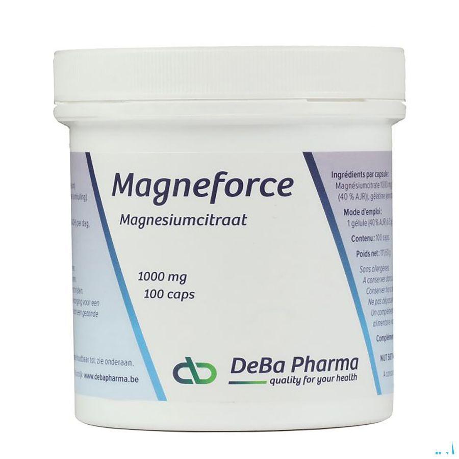 Magneforce Capsule 100x750 mg  -  Deba Pharma