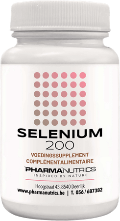 Selenium Actief 200 Comp 200 Pharmanutrics  -  Pharmanutrics