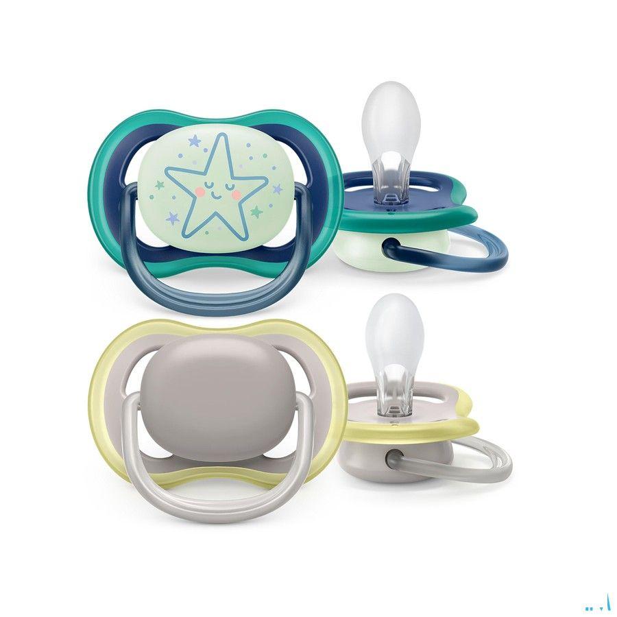 Philips Avent Sucette +6M Ultra Air Nuit/Jour