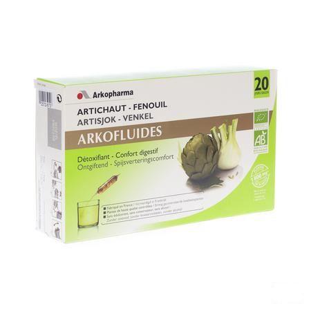 Arkofluide Artichaut Ampoule 20x15 ml  -  Arkopharma