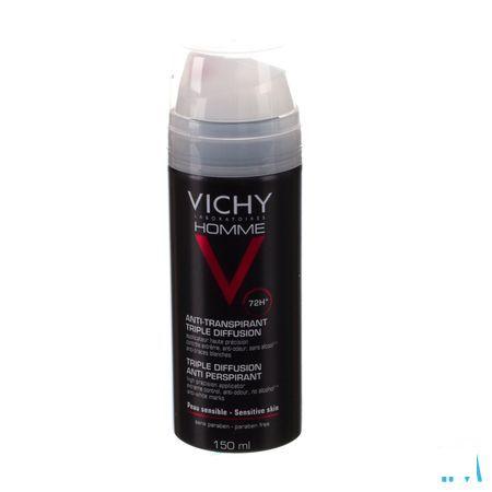 Vichy Homme Deo Tri-spray 72h 150 ml  -  Vichy