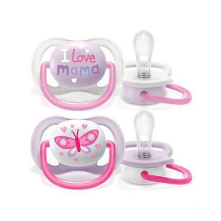 Philips Avent Fopspeen 0M+ Happy Girl  -  Bomedys