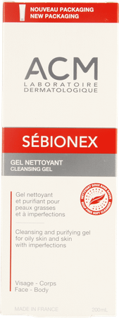 Sebionex Gel Moussant Flacon 200 ml