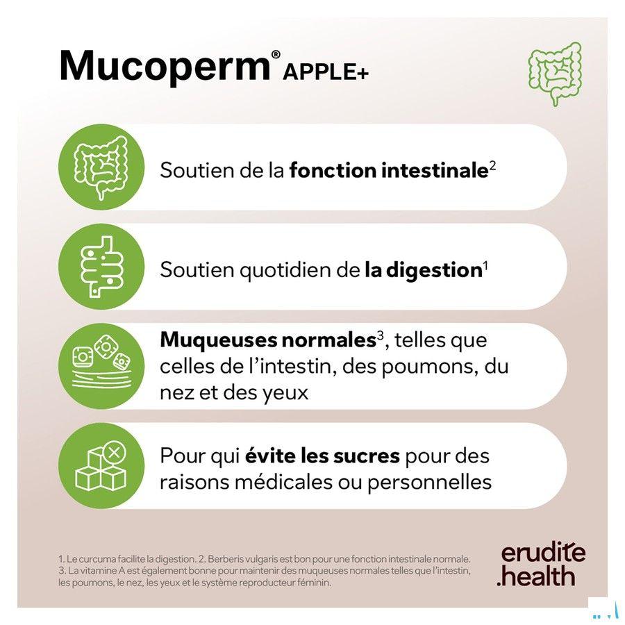 Mucoperm Apple + Poeder Zakje 60x 4g  -  Nutriphyt