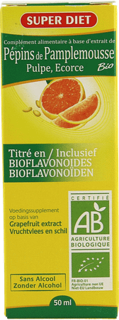 Super Diet Extrait Pepin Pamplemousse 400 mg 50 ml  -  Superdiet Laboratoires