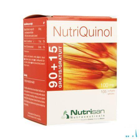 Nutriquinol 100 mg Softgels 90 + 15   -  Nutrisan