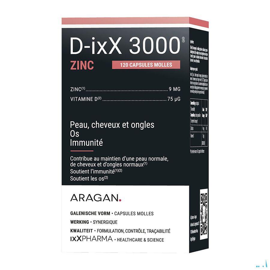 D-Ixx 3000 Zinc Softcaps 120  -  Ixx Pharma