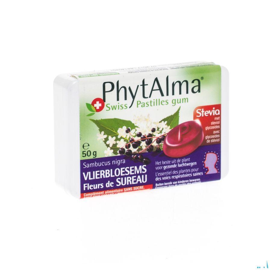 Phytalma Pastilles Gum Sureau + Stevia 50 gr  -  Ixx Pharma