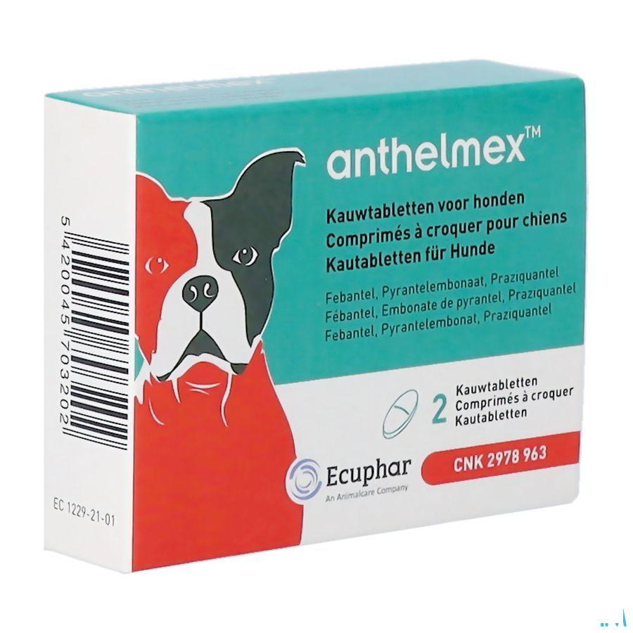 Anthelmex Comprimes à Croquer Chien 2  -  Ecuphar