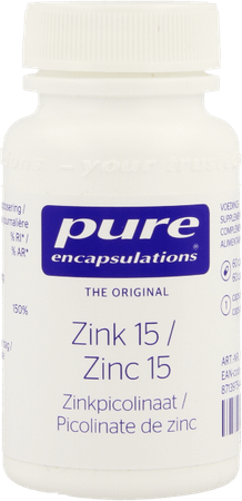 Pure Encapsulations Zink 15 Picolinaat Capsule 60  -  Nestle