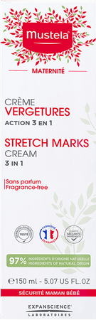 Mustela Mat Anti striemen Creme zonder parfum 150 ml