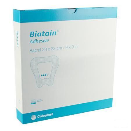 Biatain Sacrum Schuimverb Adh 23,0X23,0 5 33475  -  Coloplast