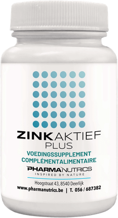 Zink Actief Plus Comp 100 Pharmanutrics  -  Pharmanutrics