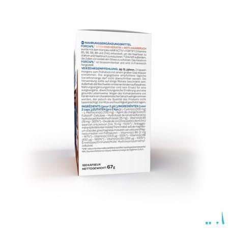 Forcapil Keratine+ Lot Caps 180  -  Arkopharma