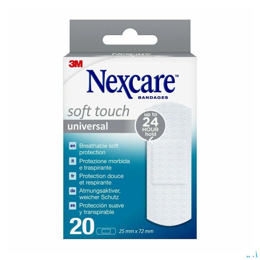 Nexcare 3M Soft Touch Universal 25Mmx72Mm Strips20  -  3M