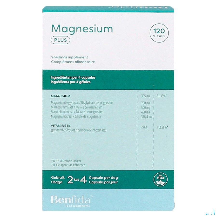 Benfida Magnesium Plus Caps 120