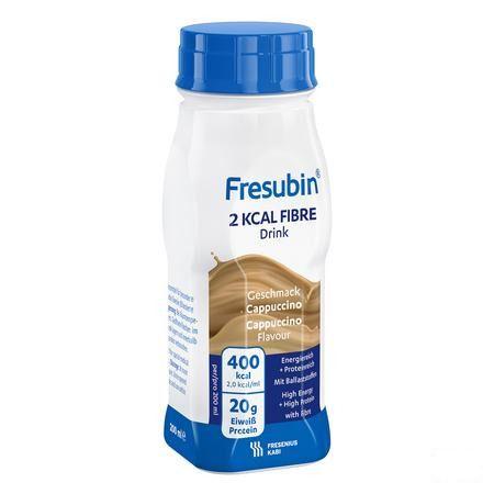 Fresubin 2kcal Fibre Drink Cappuccino Flacon 4x200 ml  -  Fresenius