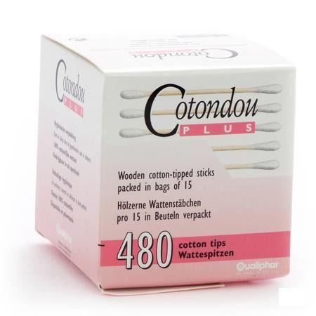 Cotondou Plus Wattestaafje Hout 240