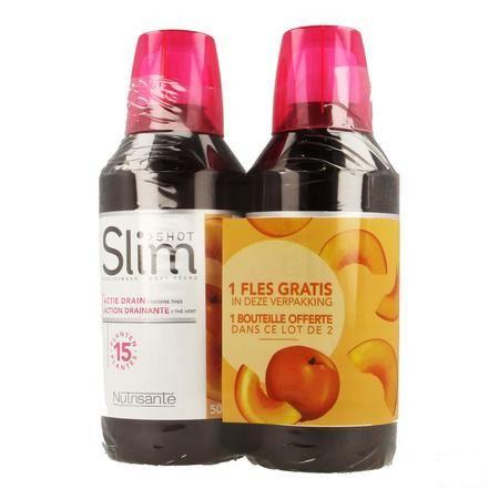 Slimshot Action Drainante 2x500 ml 1 + 1  -  Nutrisante