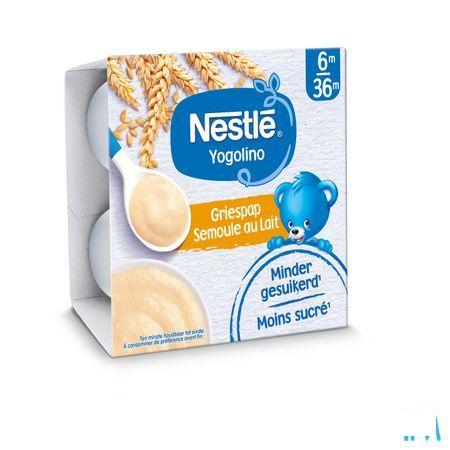 Nestle Yogolino Dessert Griespap Pot 4x100 gr  -  Nestle