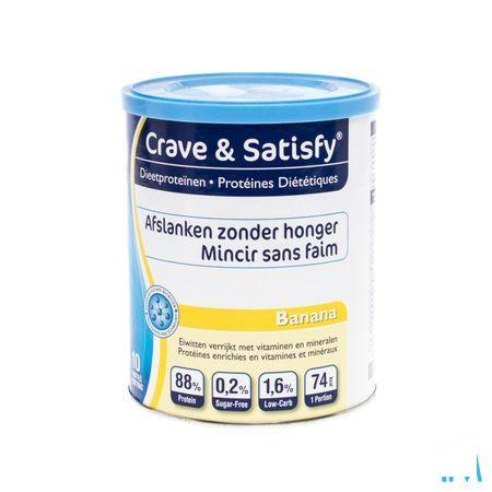 Crave & Satisfy Dieetproteinen Banana Pot 200 gr