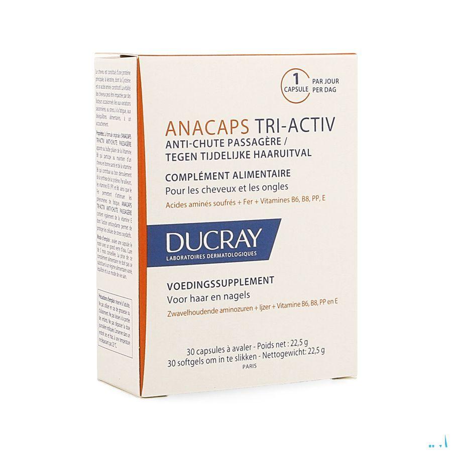 Ducray AnaCapsule Tri-activ Tijdelijk Haaruitv.Capsule30