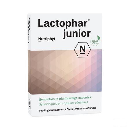 Lactophar Junior Blister Capsule 2x10  -  Nutriphyt