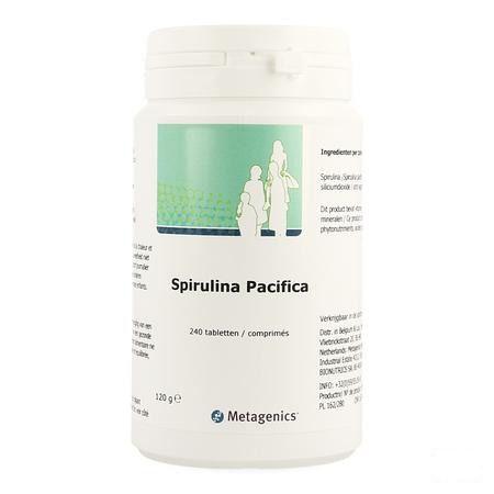 Spirulina Pacifica Comprimes 240x500 mg  -  Metagenics