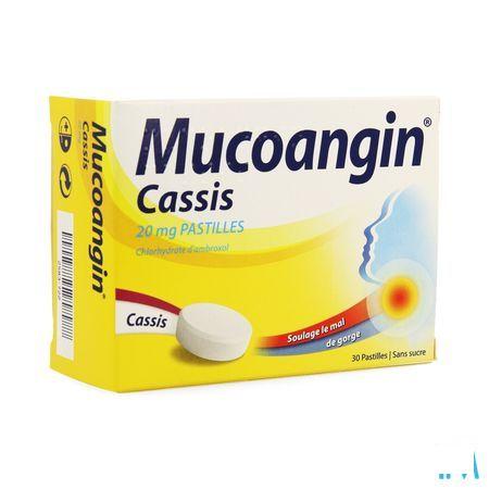 Mucoangin Zwarte Bes Zuigtabletten 30x20 mg