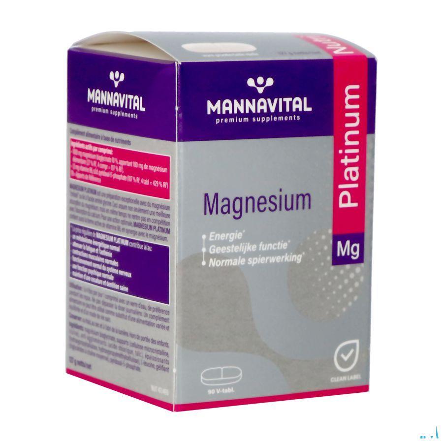 Mannavital Magnesium Platinum Tabletten 90