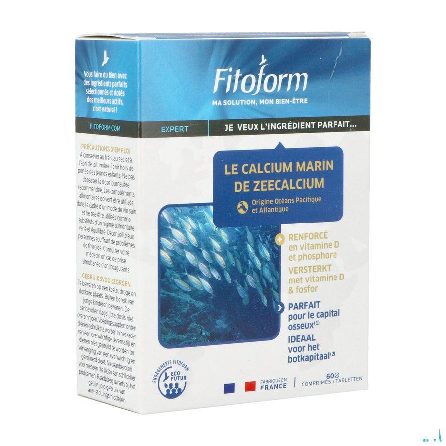 Calcium Marin Tabletten 60 Fitoform  -  Bioholistic Diffusion