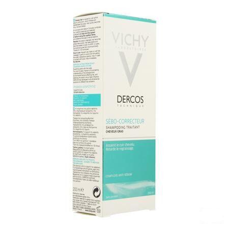 Vichy Dercos Sebo Correct. Chev Gras Shampooing 200 ml  -  Vichy
