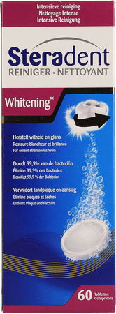 Steradent Cleaner Whitening 60 Tabl