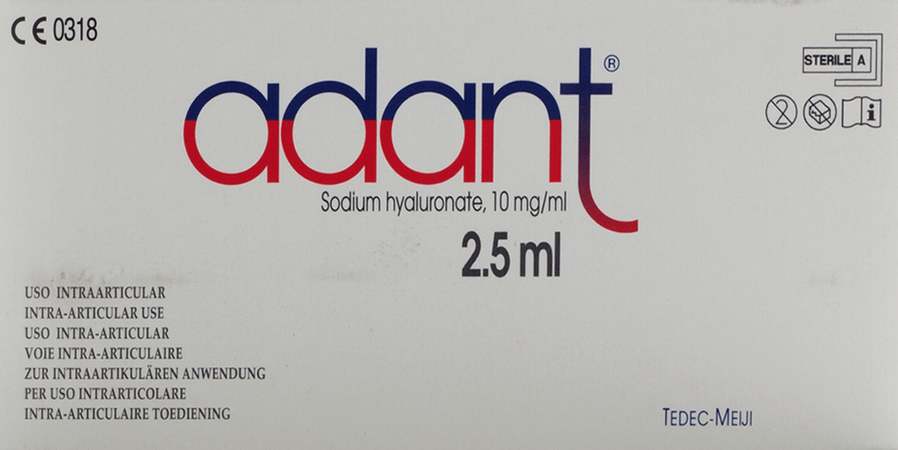 Adant Solution 1% Inj Intra Articul. 3 X 2,5 ml