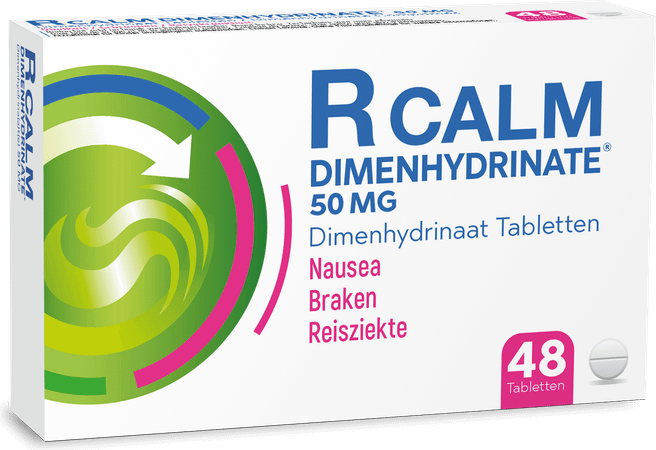 R Calm Dimenhydrinate Tabl 48