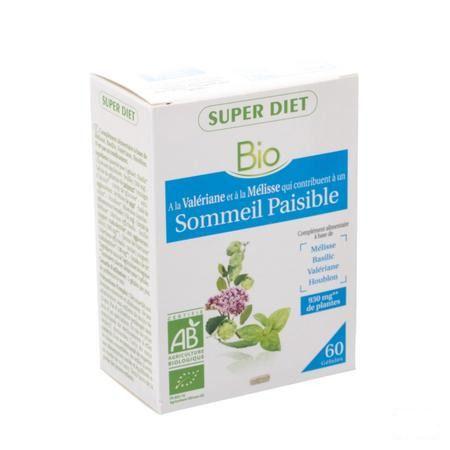 Super Diet Complexe Sommeil Bio Capsule 60  -  Superdiet Laboratoires