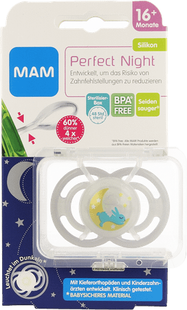 Mam Sucette Perfect Night + 16m Unisexe