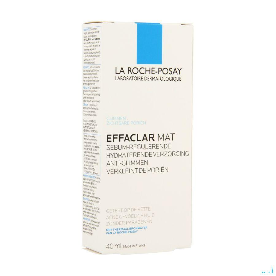 Effaclar Mat Hydra Sebo-regulat. sans parab. 40 ml  -  La Roche-Posay