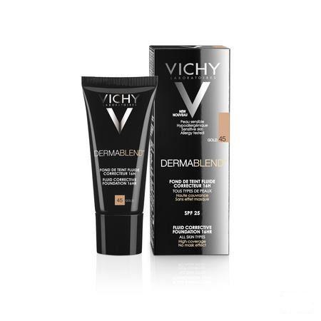 Vichy Fdt Dermablend Fluide 45 Gold 30 ml  -  Vichy