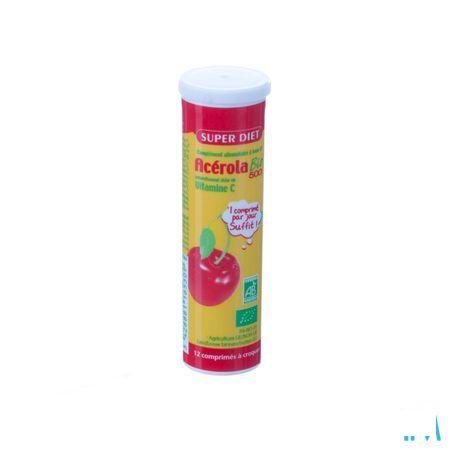 Super Diet Acerola 500 Bio Tube Tabletten 12  -  Superdiet Laboratoires