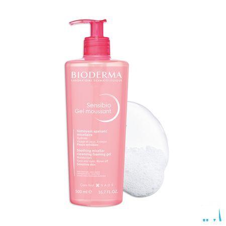 Bioderma Sensibio Gel Schuimend Pompfles 500 ml