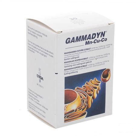 Gammadyn Ampullen 30 X 2 ml Mn-cu-co  -  Unda - Boiron