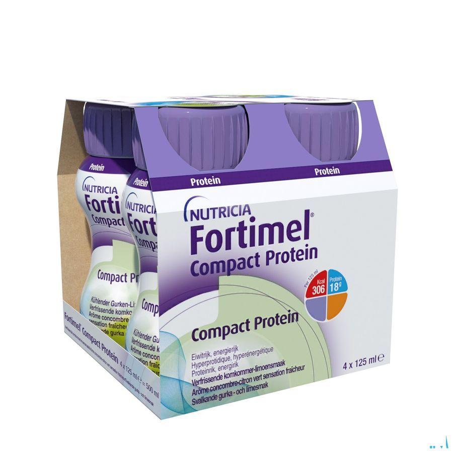 Fortimel Compact Protein Cool Cucum. & Lime 4 x 125 ml