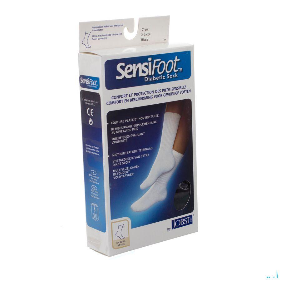 Sensifoot Sok Diabetische Voet Zwart 1p Xl 77148