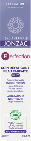 Jonzac Perfection Soin Defatigant Nuit Parf. 40 ml  -  Natur'Inov