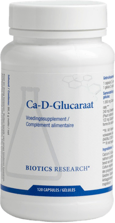 Biotics Ca-D-Glucarate 120 gélules  -  Energetica Natura