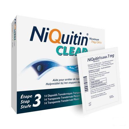 Niquitin Clear Patches 14 X 7mg